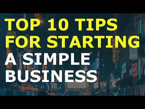 How to Start a Simple Business | Free Simple Business Plan Template Included [Video]