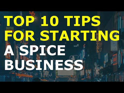 How to Start a Spice Business | Free Spice Business Plan Template Included [Video]