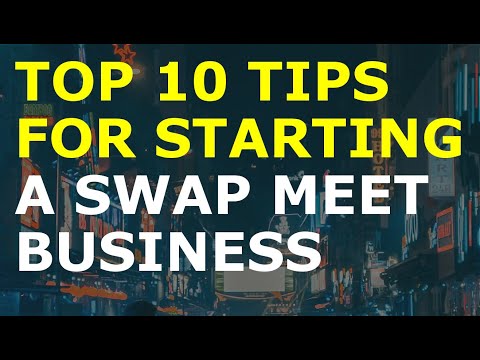 How to Start a Swap Meet Business | Free Swap Meet Business Plan Template Included [Video]