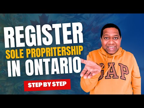 How To Register Sole Proprietorship in Ontario [Video]