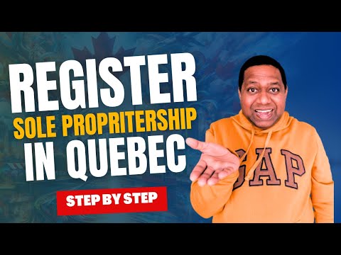 How To Register Sole Proprietorship in Quebec [Video]