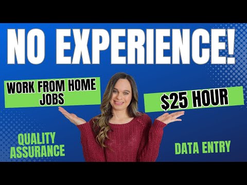 NO EXPERIENCE NEEDED! Data Entry Remote Work From Home Jobs | $25 Hour With No Degree Needed | USA [Video]
