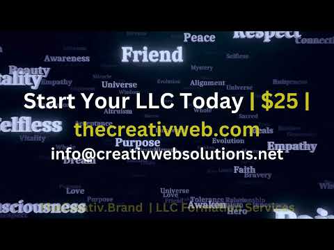 LLC Formation Services $25 | Full Video Creation $25 |