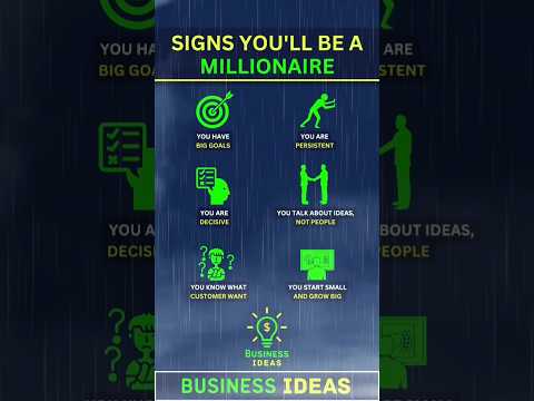 SIGNS YOU’LL BE A MILLIONAIRE | Business Ideas💡 [Video]