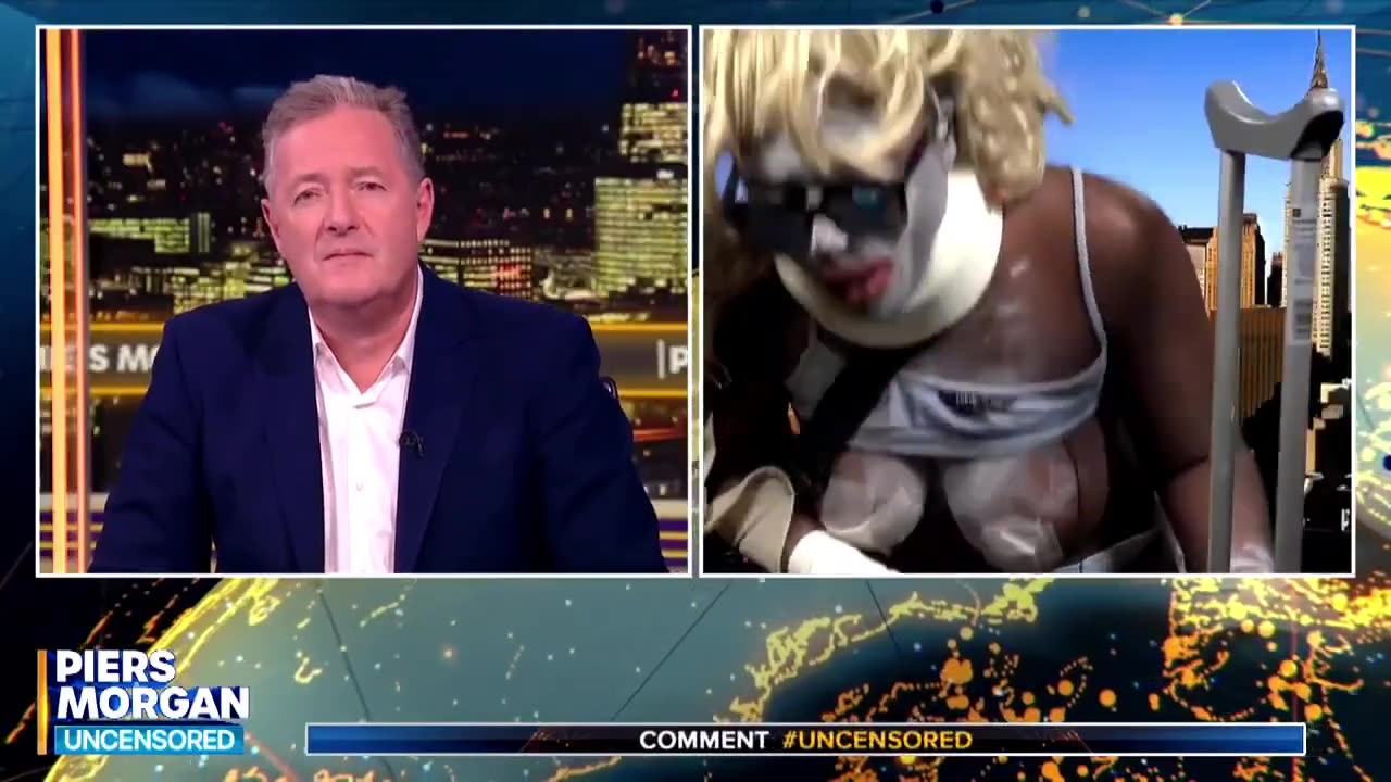 ‘Crackhead Barney’ Goes Berserk On Piers Morgan Over Alec Baldwin [VIDEO]