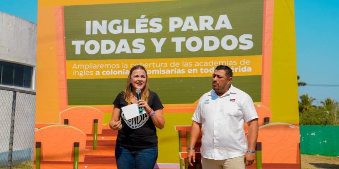 Cecilia Patrn proposes starting the Municipal English Academies in the south of Mrida [Video]
