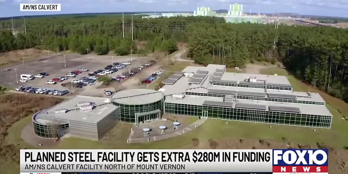 AMNS Calvert expansion gets funding boost from DOE [Video]