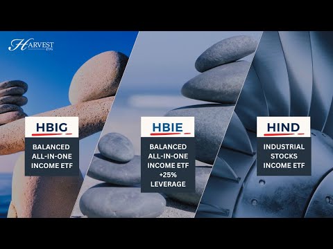 NEW Harvest High Yield ETFs: HBIG & HBIE Balanced “All in One” ETFs + HIND: Industrial Stocks [Video]