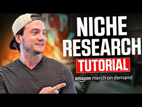 2024 Amazon Merch Niche Research Tutorial (THAT I ACTUALLY USE!) [Video]