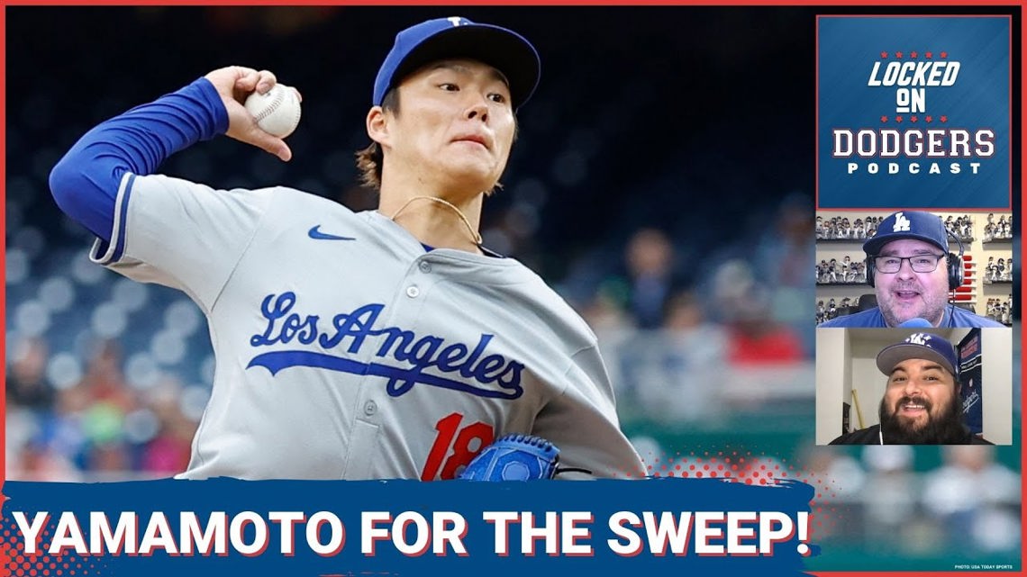 Yoshinobu Yamamoto Leads Los Angeles Dodgers to Sweep vs. Nationals + What To Do With Chris Taylor? [Video]