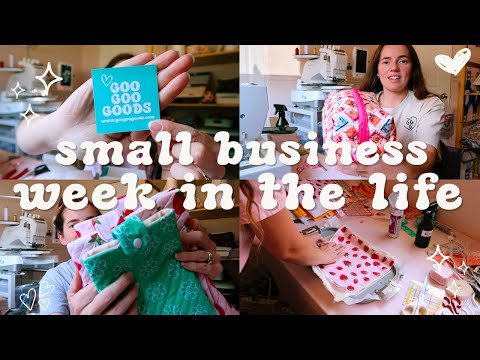 SMALL BUSINESS WEEK IN THE LIFE | Sewing | In The Hoop | Small Business TEMU Haul | Studio Vlog [Video]