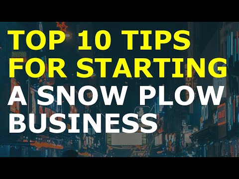 How to Start a Snow Plow Business | Free Snow Plow Business Plan Template Included [Video]