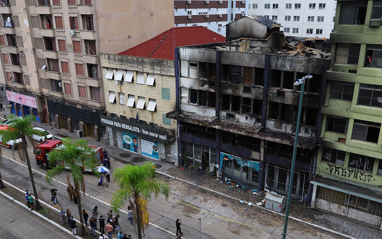 10 confirmed dead after fire at Brazilian hotel, authorities say [Video]