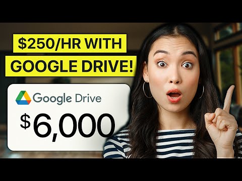 MAKE $250 PER HOUR With Google Drive For FREE! (Make Money Online 2024) [Video]