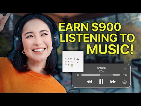 EARN $900 Listening To Music And Work From Home! (Make Money Online 2024) [Video]