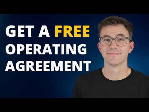 How to Get a Operating Agreement for Free [Video]