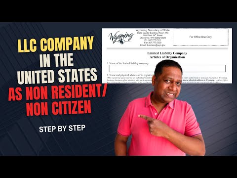 How To Open An LLC In The United States As A NON-US RESIDENT foreigner [Video]