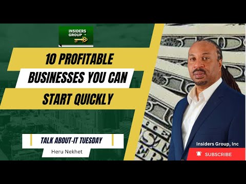 10 Business Startup Ideas [Video]