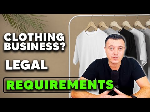 Opening a Clothing Business 👕👚- Legal Requirements ⚖️ How to Start a Clothing company [Video]