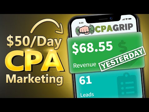 (LIVE PROOF) CPA Marketing Tutorial For Beginners • Affiliate Marketing Tutorial [Video]