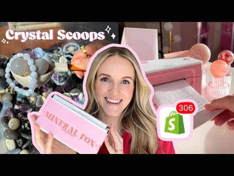 Packing Orders for my Crystal Shop – Small Business Vlog 005 – Mineral Fox Gems [Video]