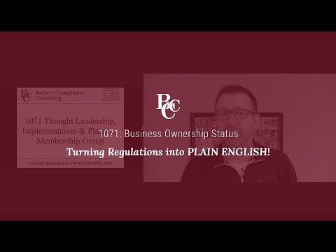1071: Business Ownership Status [Video]
