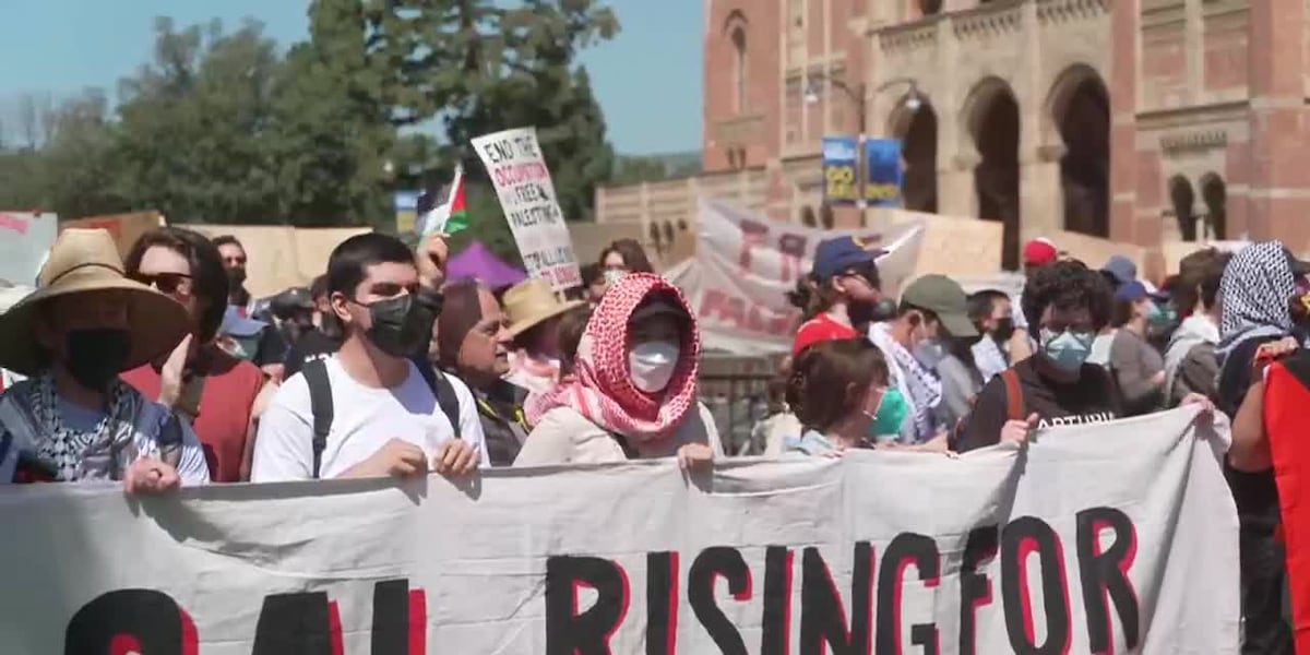 Universities rush to quell Pro-Palestinian protests before graduation [Video]
