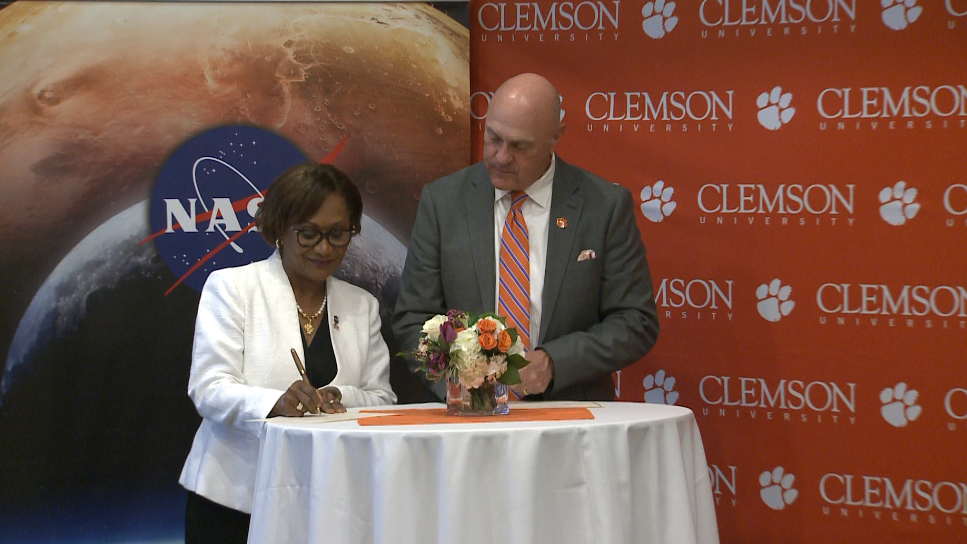 NASA, Clemson University announce partnership [Video]