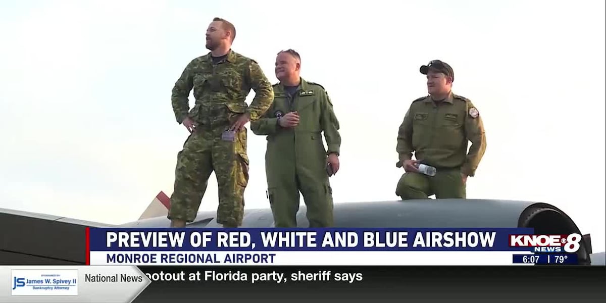 Red, White and Blue Airshow Preview [Video]