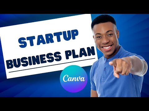 How To Do a Business Plan For a Startup Canva? ( Professional ) [Video]