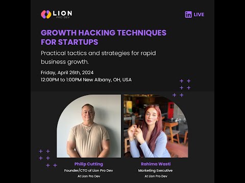 Growth Hacking Techniques for Startups! [Video]