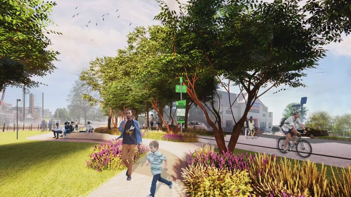 Leaders launch new section of Brickline Greenway on Wednesday [Video]