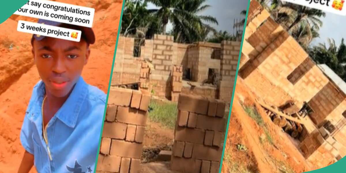 Man Builds House in 3 Weeks, Gets Gerard Stone-Coated Sheets for Roofing, Nigerians Ask Questions [Video]