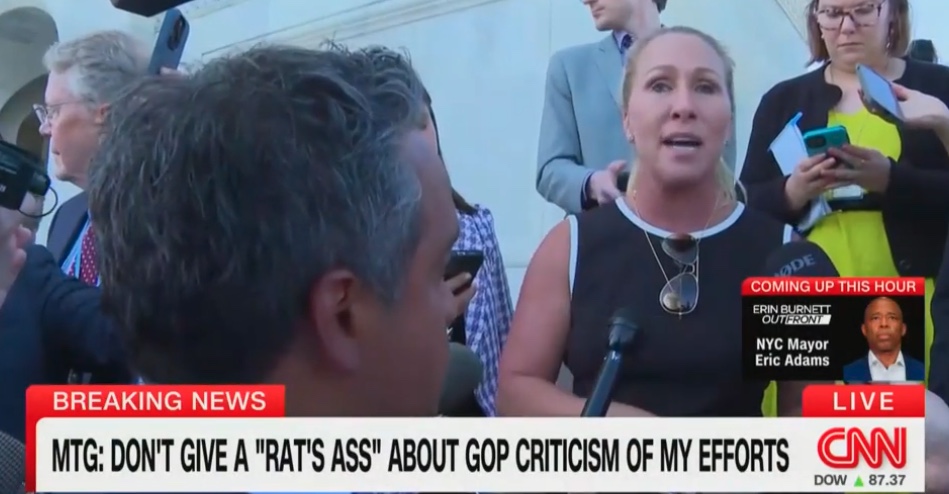 Marjorie Taylor Greene Declares, ‘I Really Don’t Give a Rat’s Ass’ About What Her Colleagues Say [Video]