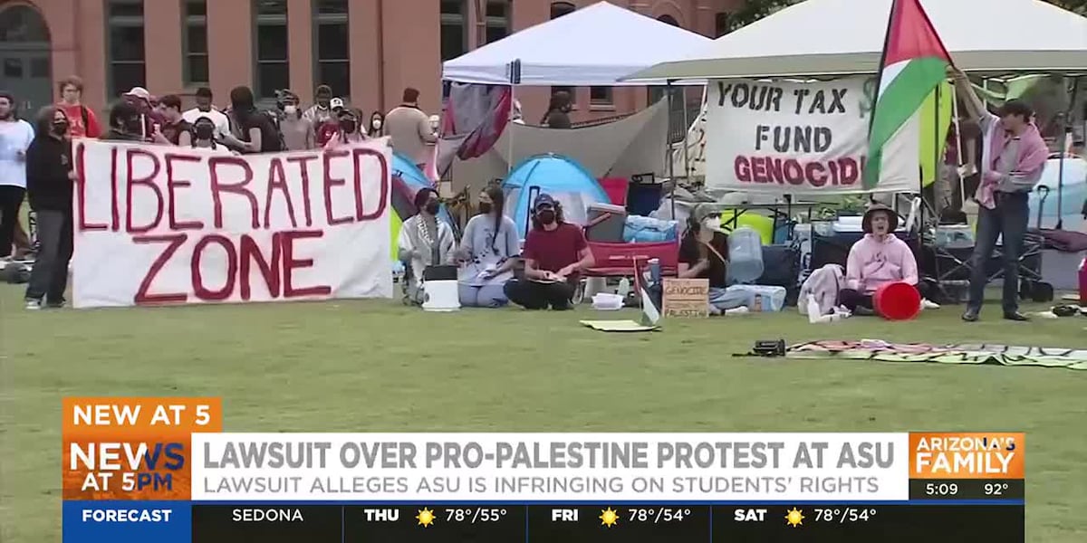 Lawsuit filed against the Arizona Board of Regents following pro-Palestine protest arrests [Video]