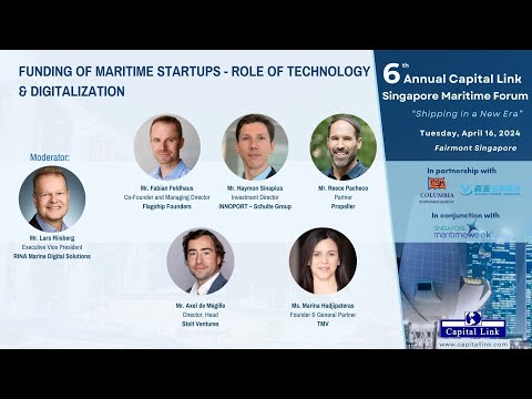 6th Annual Capital Link Singapore Maritime Forum | Funding of Maritime Startups [Video]