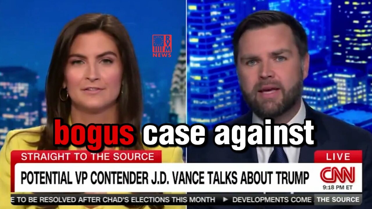 JD Vance Calls Out The Bogus Lawfare Against Donald Trump Live On CNN [VIDEO]