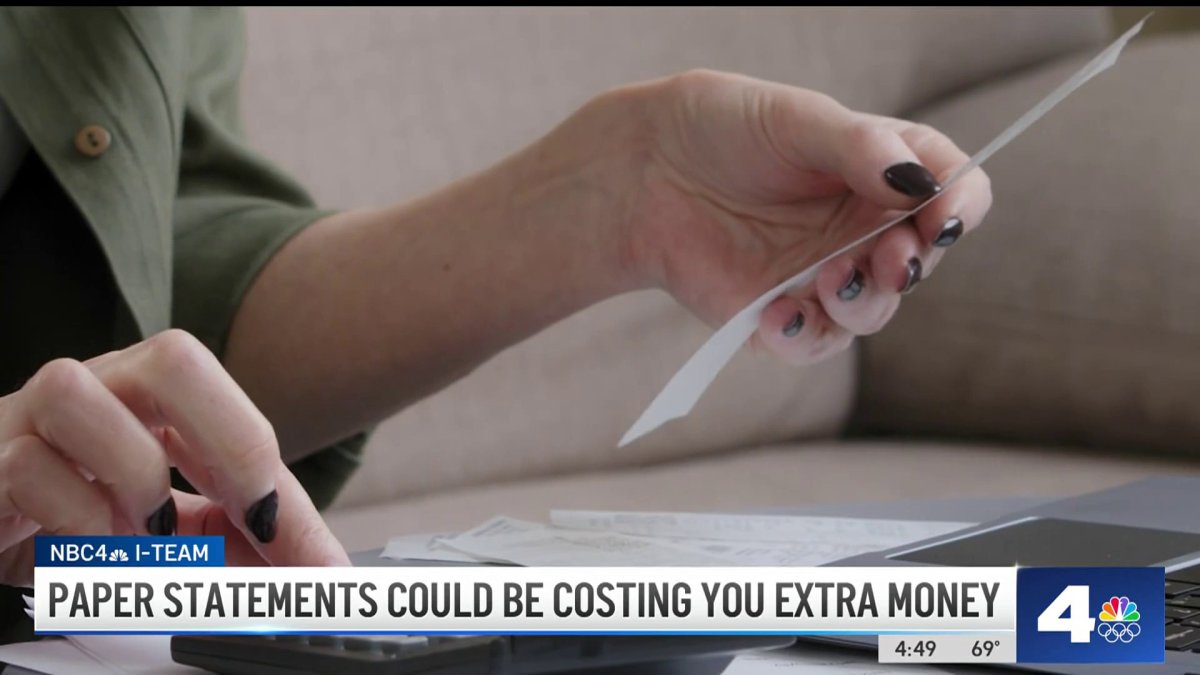 Paper statements could be costing you extra money  NBC Los Angeles [Video]