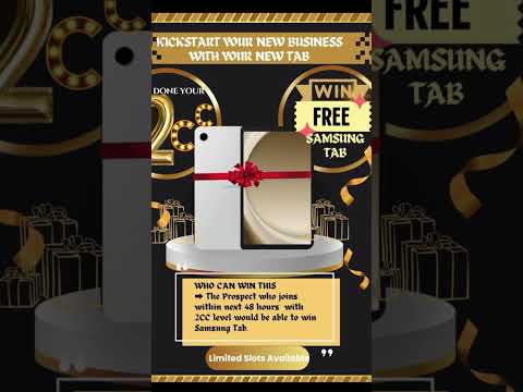 Register your business and get Samsung tablet free of cost [Video]