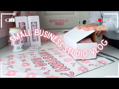 Small Business Studio Vlog | ASMR Packing Orders Small Business, Pack Orders With Me Small Business [Video]