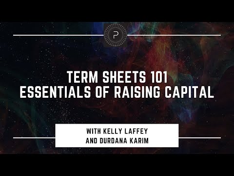 Preccelerator U™ Term Sheets 101 Essentials of Raising Capital [Video]