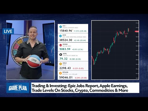 Trading & Investing: Epic Jobs Report, Apple Earnings, Trade Levels On Stocks, Crypto, Commodities [Video]
