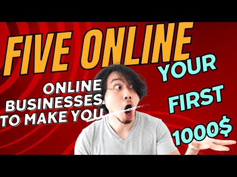 5 Online Business Ideas to Make Your First $1000 Online [Video]