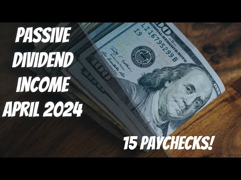 APRIL 2024 Passive Income From $230,000 Dividend Portfolio  #financialfreedom  #stocks  [Video]
