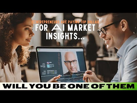 Entrepreneurs are paying top dollar for AI market insights…will you be one of them? [Video]
