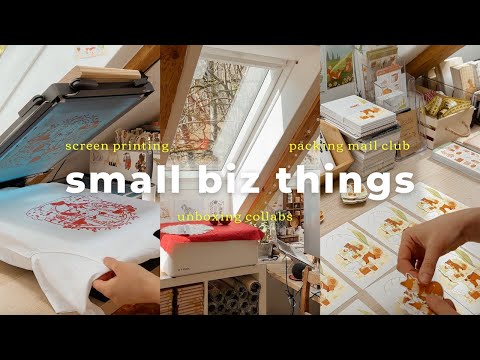 A Week of Running my Small Business ✿ Studio Vlog 32 [Video]