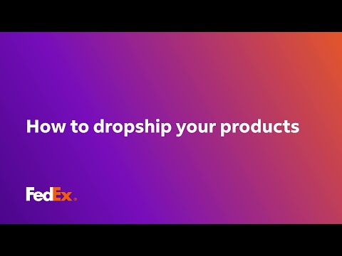 How to drop ship your products | FedEx [Video]