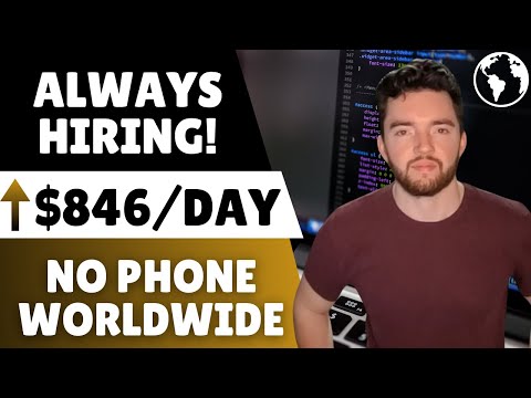 6 Fully Remote Work From Home Companies ALWAYS HIRING for Non-Phone Remote Jobs Worldwide [Video]