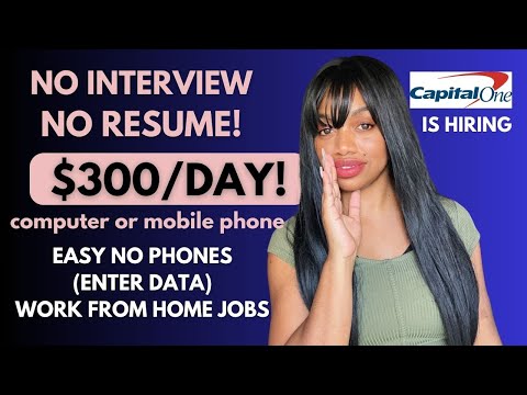 HURRY! EASY $300 In 24 Hours! No Interviews No Resumes I No Phone Work From Home Jobs [Video]
