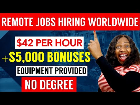 WORK FROM HOME WORLDWIDE WITH THESE 5 COMPANIES | NO DEGREE | HOW TO MAKE MONEY ONLINE [Video]